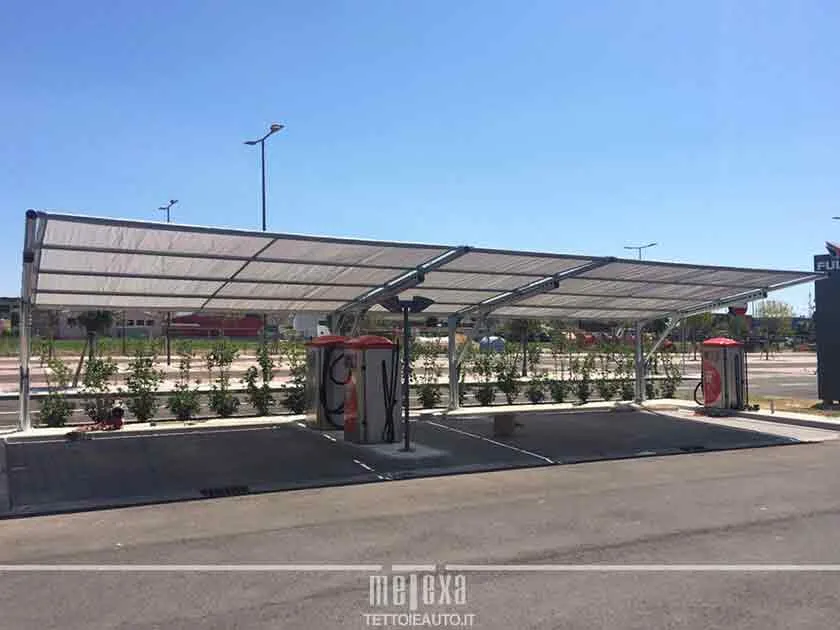 coperture auto ombreggianti per autolavaggi