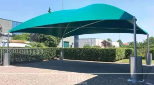 gazebo per auto tensostruttura per parcheggi