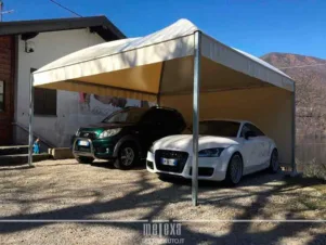 tensostrutture per auto Metexa