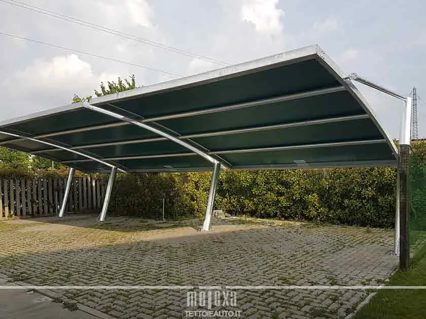 tettoie auto carico neve vento MX20P