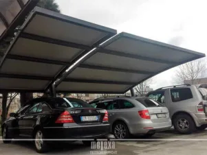 pensilina auto per parcheggio