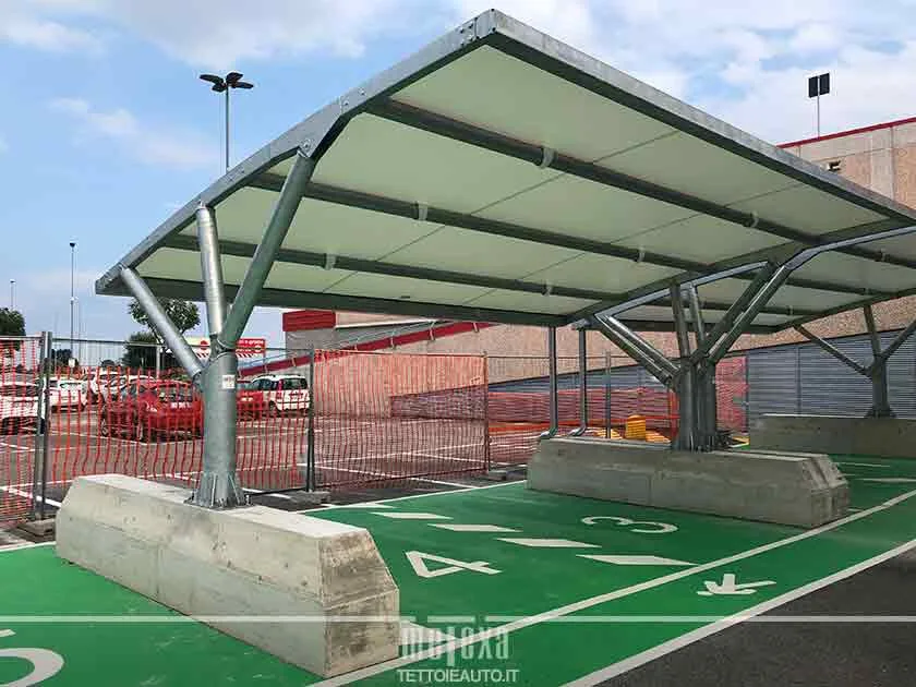 coperture auto rimovibili con plinti esterni mx19zv