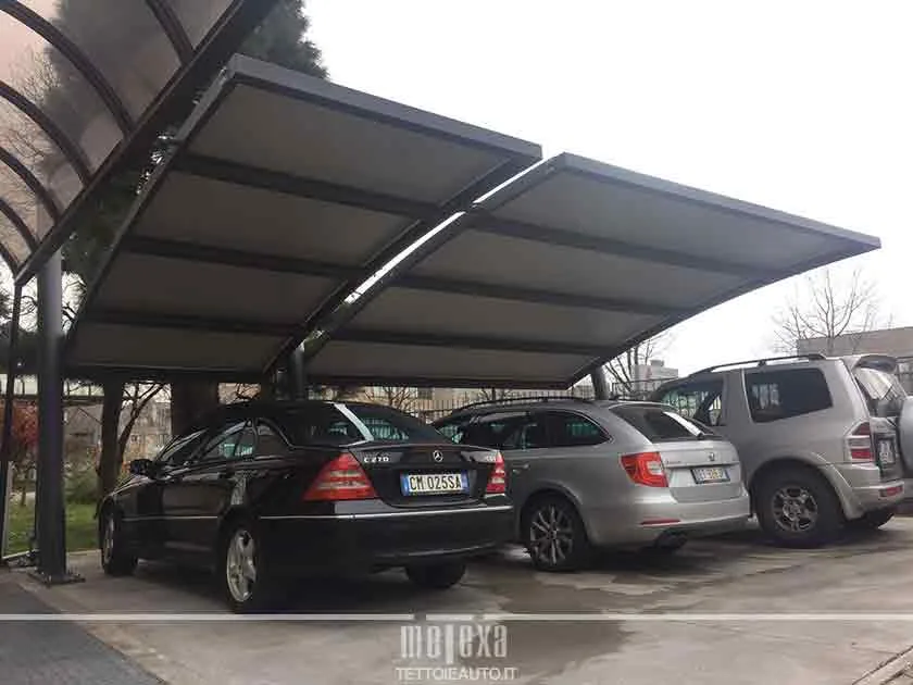 tettoie auto tenuta carico neve